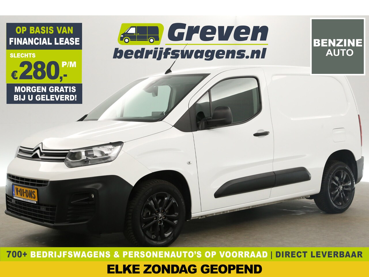 Citroën Berlingo - 1.2 PureTech L1H1 130PK | BENZINE | EMISSIEVRIJE ZONE | Automaat Airco Carplay Camera Crui - AutoWereld.nl