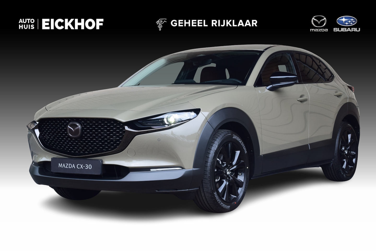 Mazda CX-30 - 2.5 e-SkyActiv-G M Hybrid Nagisa 140PK Automaat - Black Edition - Nu met € 3.000,- Voorraa - AutoWereld.nl