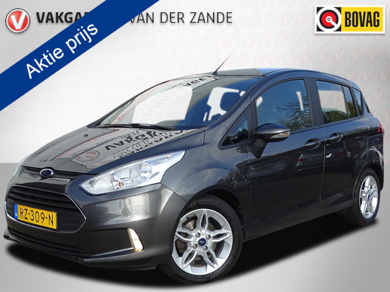 Ford B-Max - 1.0 EcoBoost Style Airco, Hoge Instap, Schuifdeur, NAP! - AutoWereld.nl