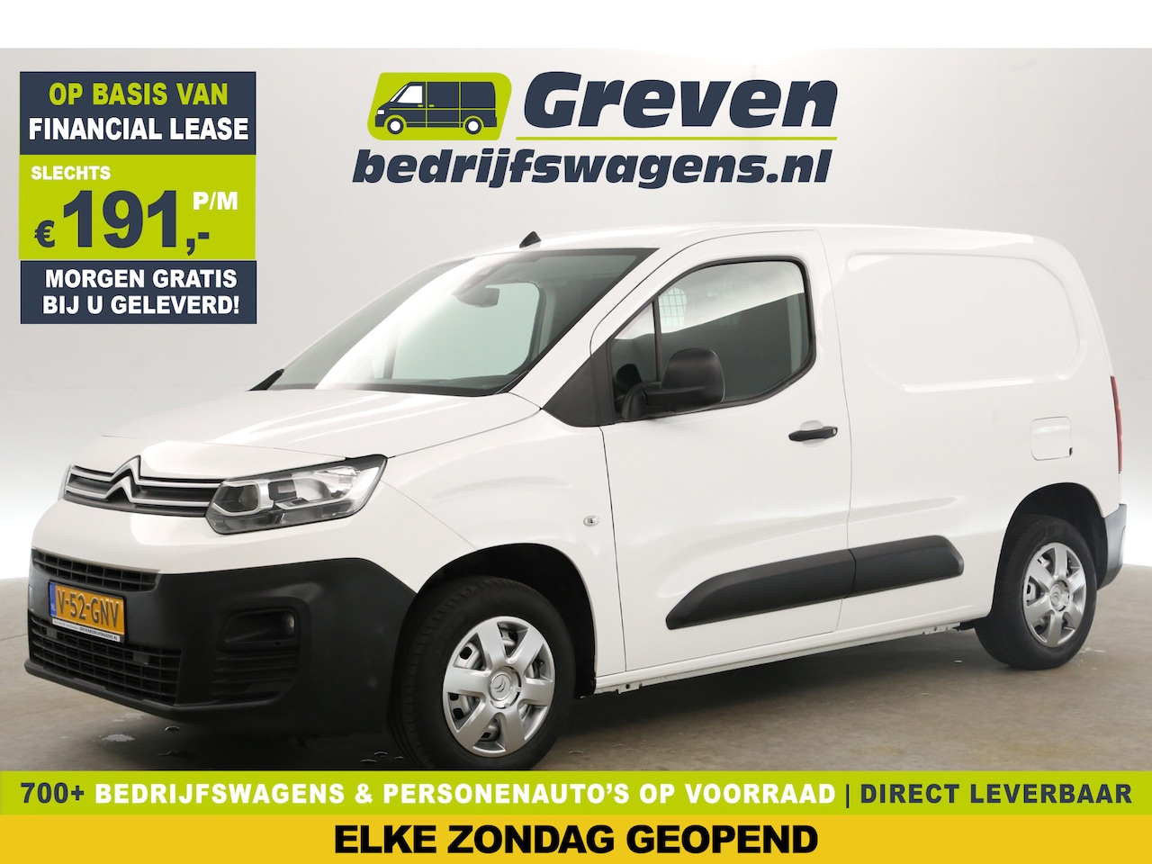 Citroën Berlingo - 1.5 BlueHDI L1H1 Airco Cruise Parkeersensoren Elektrpakket Schuifdeur - AutoWereld.nl