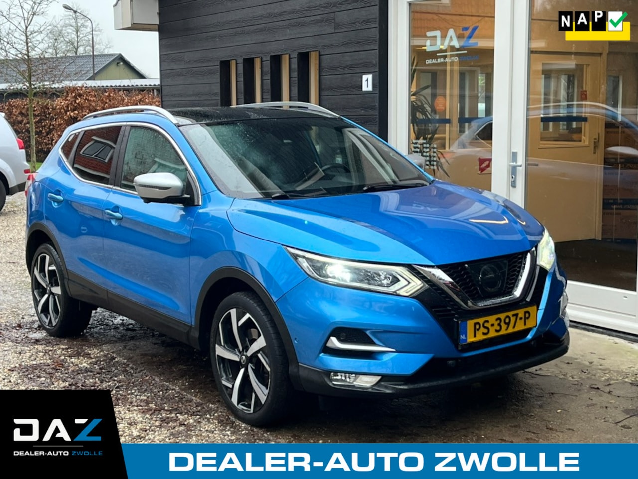 Nissan Qashqai - 1.2 Tekna + Aut/Ecc/Navi/Leer/Pano - AutoWereld.nl