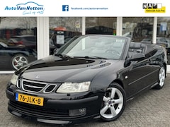 Saab 9-3 Cabrio - 2.0T 210pk Automaat, Aero, Leder, Clima, Cruise, Pdc, Windscherm