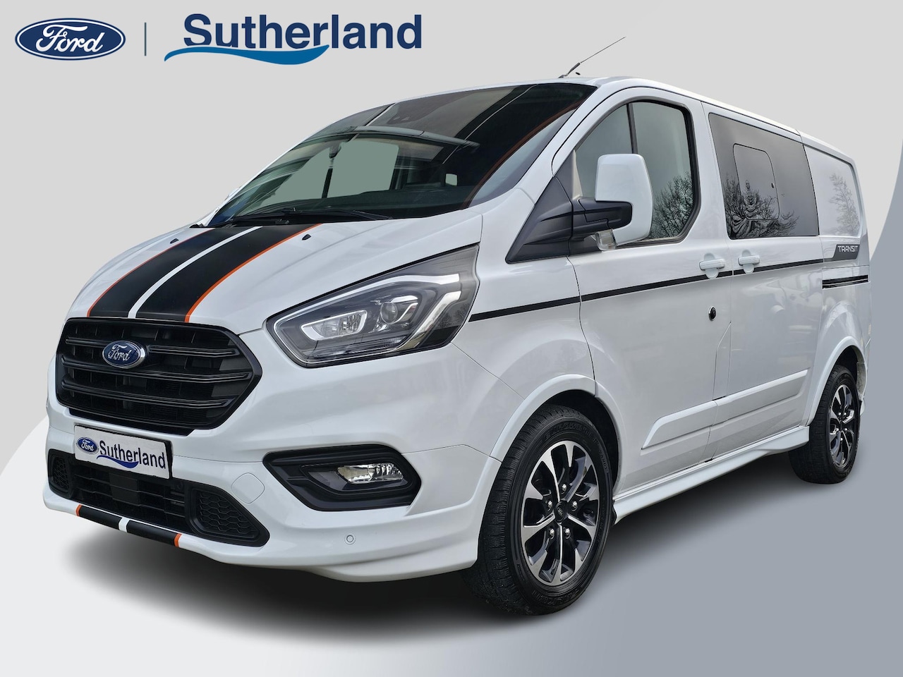 Ford Transit Custom - 320 2.0 TDCI L1H1 Sport DC 185pk Automaat | Dubbele Cabine | Marge BTW vrij | Adaptive Cru - AutoWereld.nl