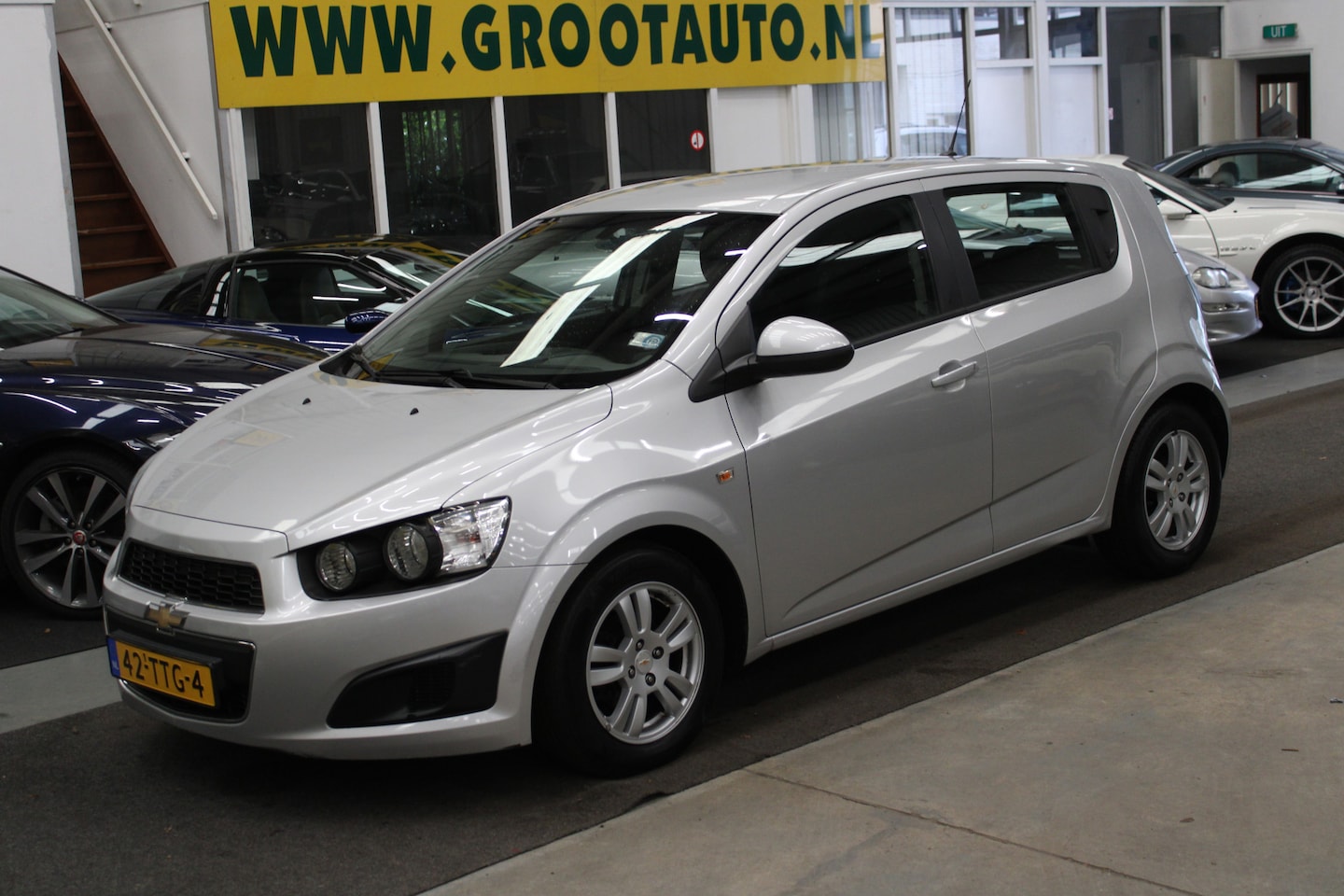 Chevrolet Aveo - 1.2 LT Airco, Cruise control, Navi, Stuurbekrachtiging - AutoWereld.nl