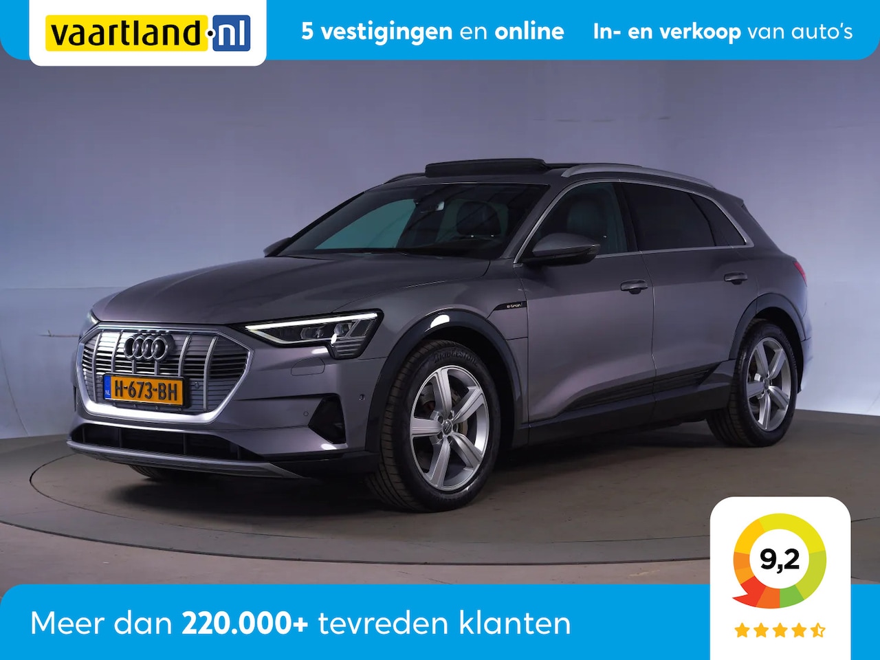 Audi e-tron - 55 quattro advanced 95 kWh [ Pano Camera Memory Navi Virtual ] - AutoWereld.nl