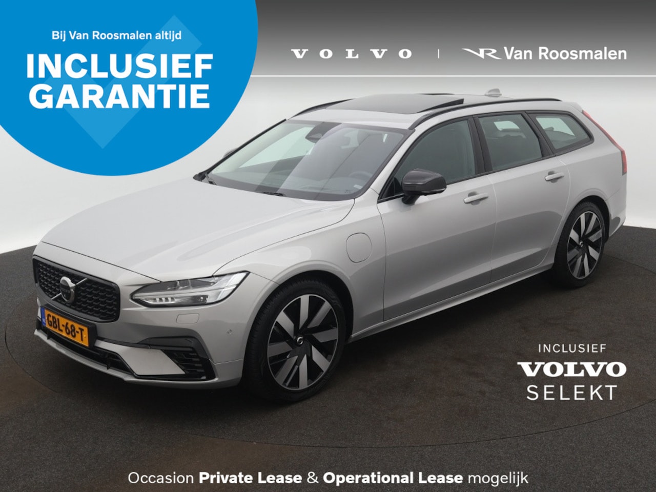 Volvo V90 - 2.0 T6 AWD Ultra Dark | 360 camera | Trekhaak | - AutoWereld.nl