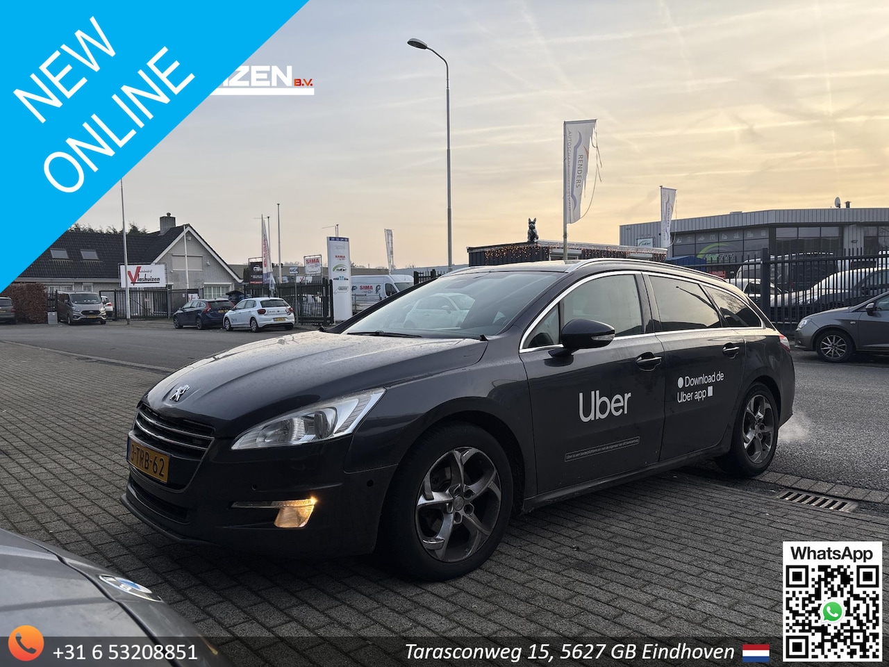 Peugeot 508 SW - 1.6 e-HDi Blue Lease Executive VERSNELLINGSBAK NIET 100% | Pano | Climate | Cruise | Navi - AutoWereld.nl