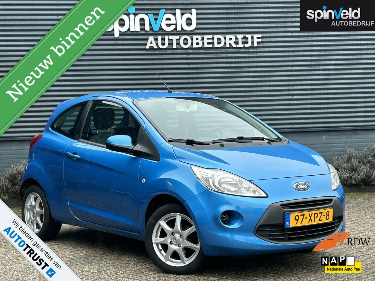 Ford Ka - 1.2 Cool & Sound start/stop BJ' 12 NAP NL AIRCO - AutoWereld.nl