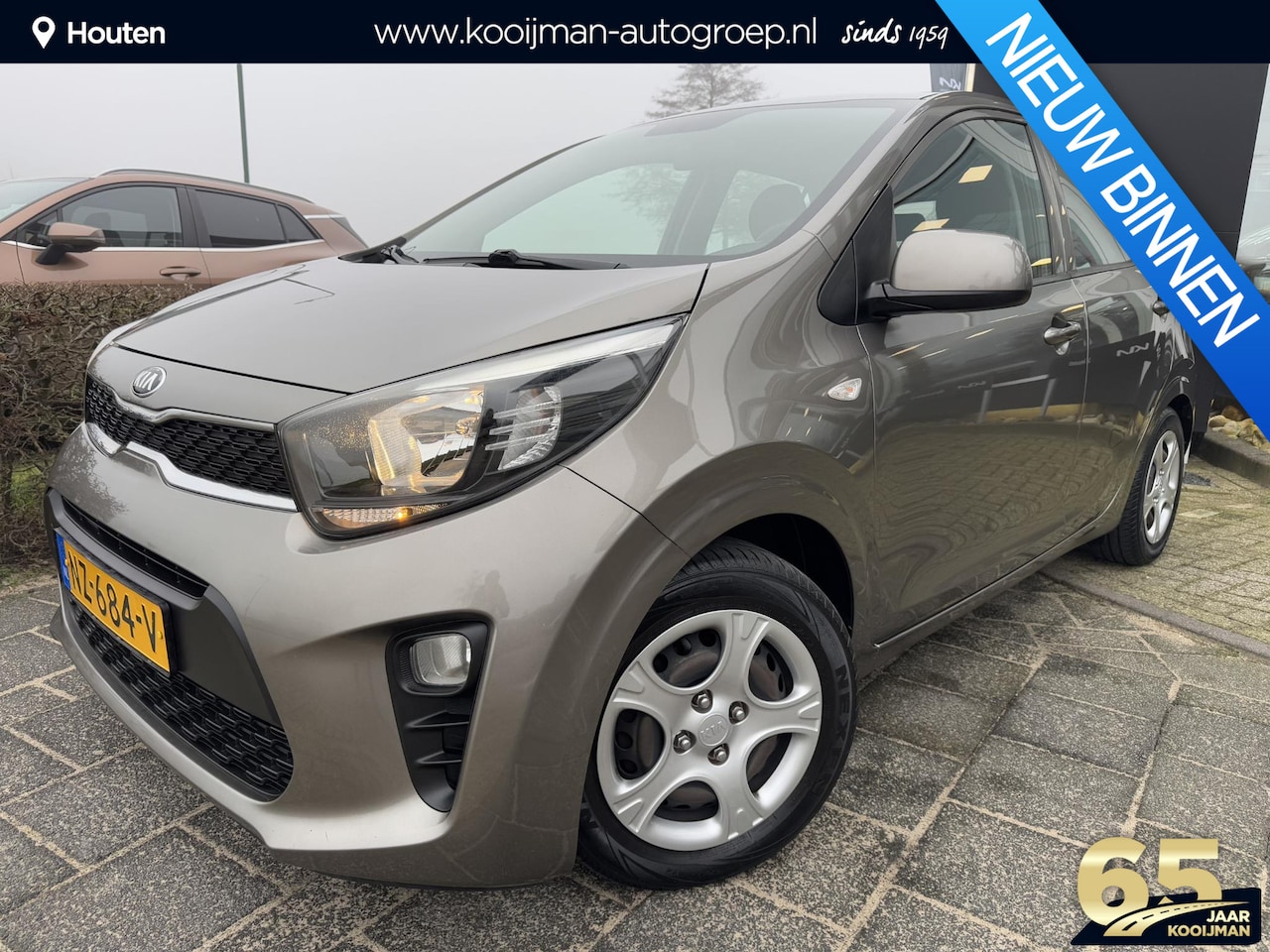 Kia Picanto - 1.0 CVVT EconomyLine | Metallic | Super Netjes | Airco | Automatische Verlichting | Elektr - AutoWereld.nl