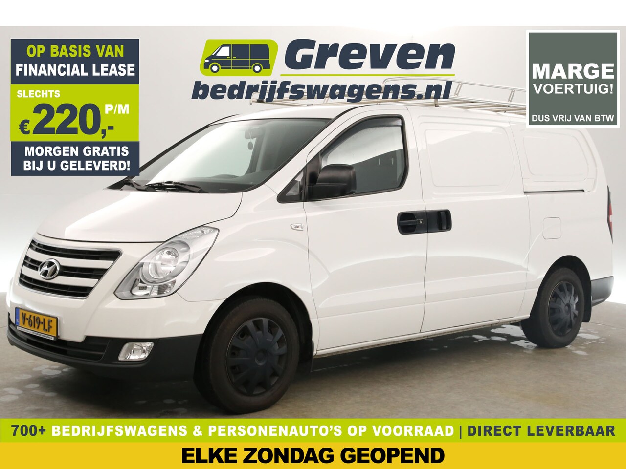 Hyundai H 300 - 2.5 CRDi L2H1 | Marge | 2xSchuifdeur Imperiaal Airco 3 Persoons Elektrpakket Trekhaak - AutoWereld.nl