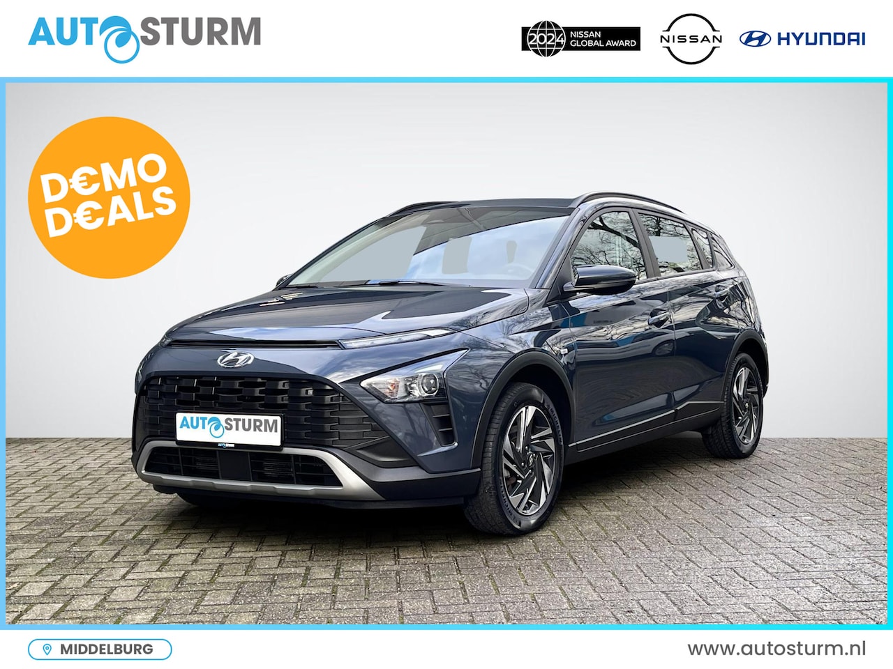 Hyundai Bayon - 1.0 T-GDI Comfort | Apple Carplay/Android Auto | Cruise Control | DAB | Airco | Park. Sens - AutoWereld.nl