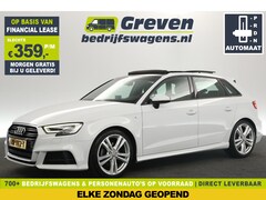 Audi A3 Sportback - 35 TFSI S-line 150PK Automaat Pano Virtual Clima Cruise Stoelverwarming LED Navi 18"LMV