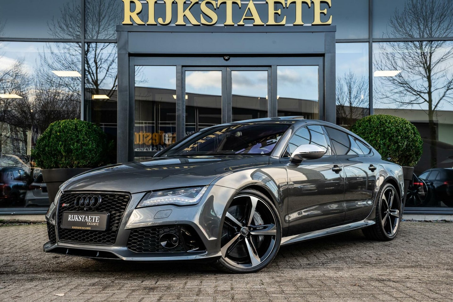 Audi RS7 - 4.0 TFSI Quattro|PANO|HEAD-UP|B&O TWEAKERS|MILLTEK - AutoWereld.nl