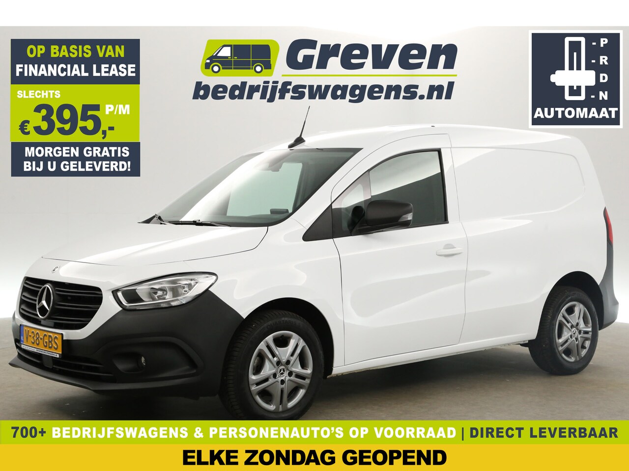 Mercedes-Benz Citan - 110 CDI L1H1 Automaat Airco Carplay Cruise 3 Persoons PDC LED Stoelverwarming - AutoWereld.nl