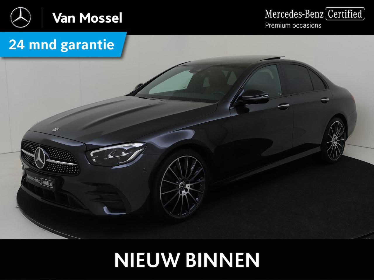 Mercedes-Benz E-klasse - 200 Business Solution AMG Premium Plus /Burmester /20 Inch /Night pakket /Memory stoelen - AutoWereld.nl