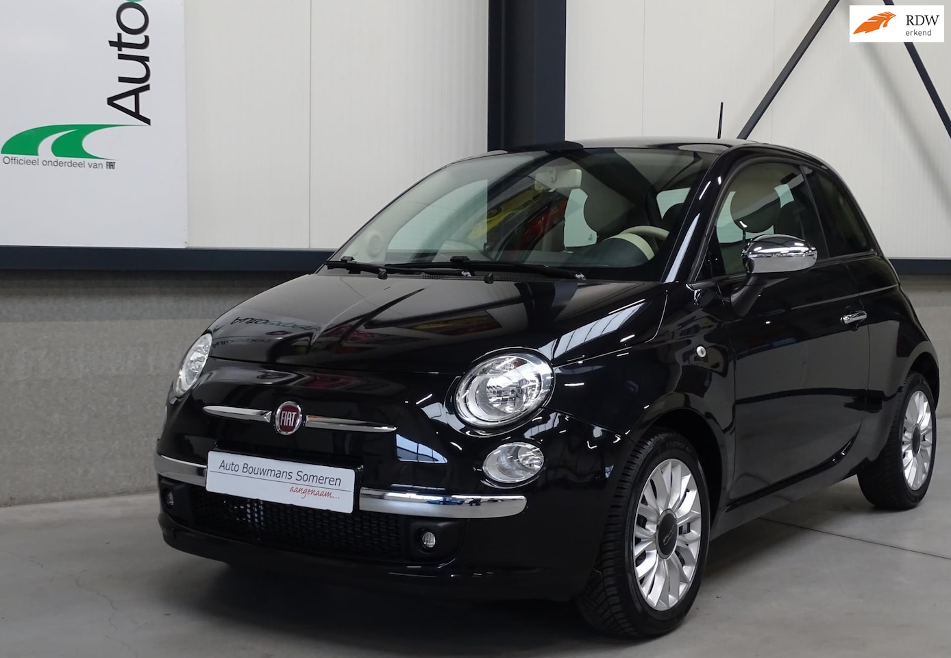 Fiat 500 - 1.2 "LOUNGE" - AUTOMAAT !! - PANODAK/AIRCO/BLUETOOTH/PARK. ASSIST/ETC - AutoWereld.nl