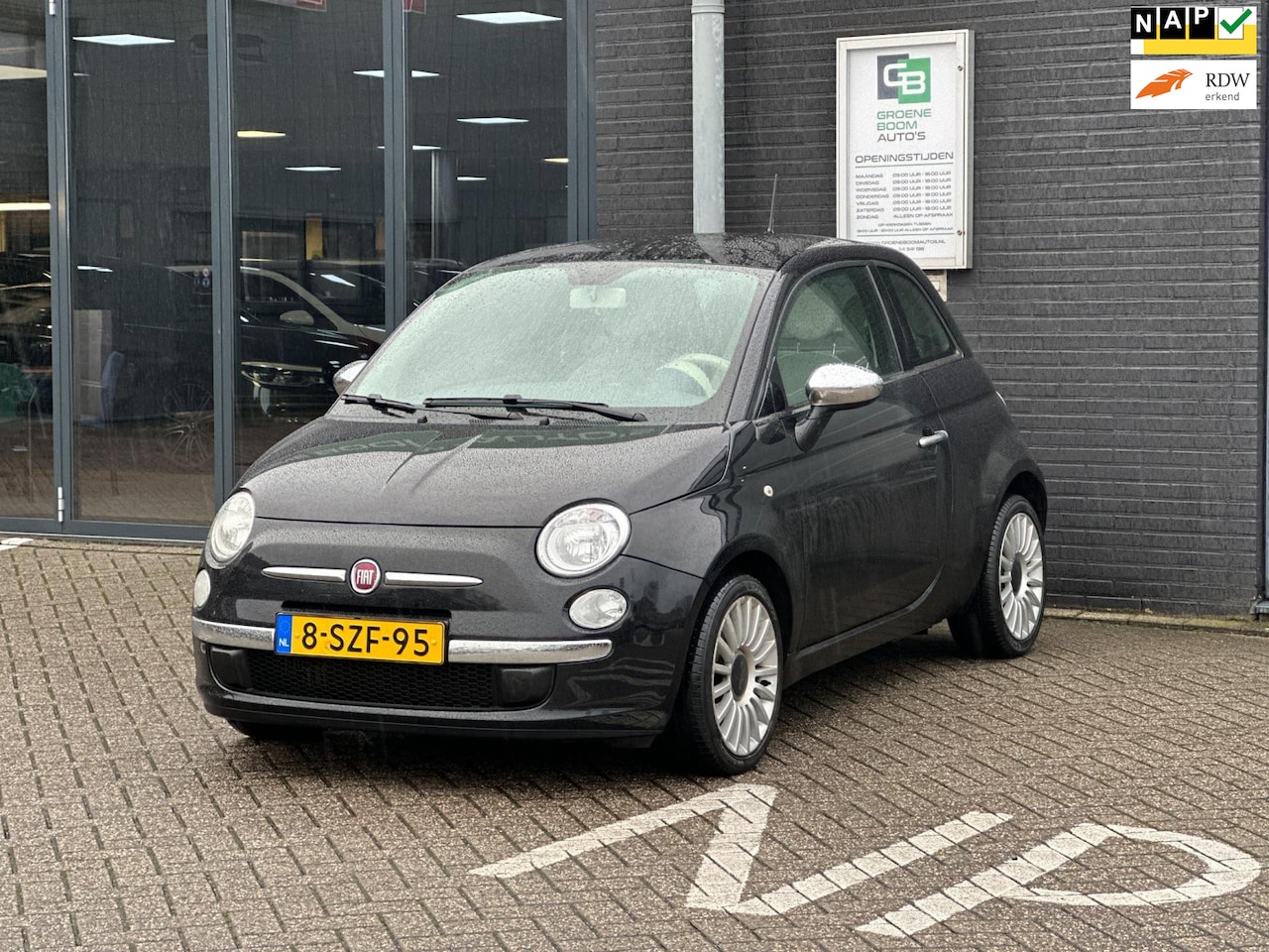 Fiat 500 - 0.9 TwinAir Lounge/PANO-DAK/AIRCO/NL-AUTO NAP!! - AutoWereld.nl