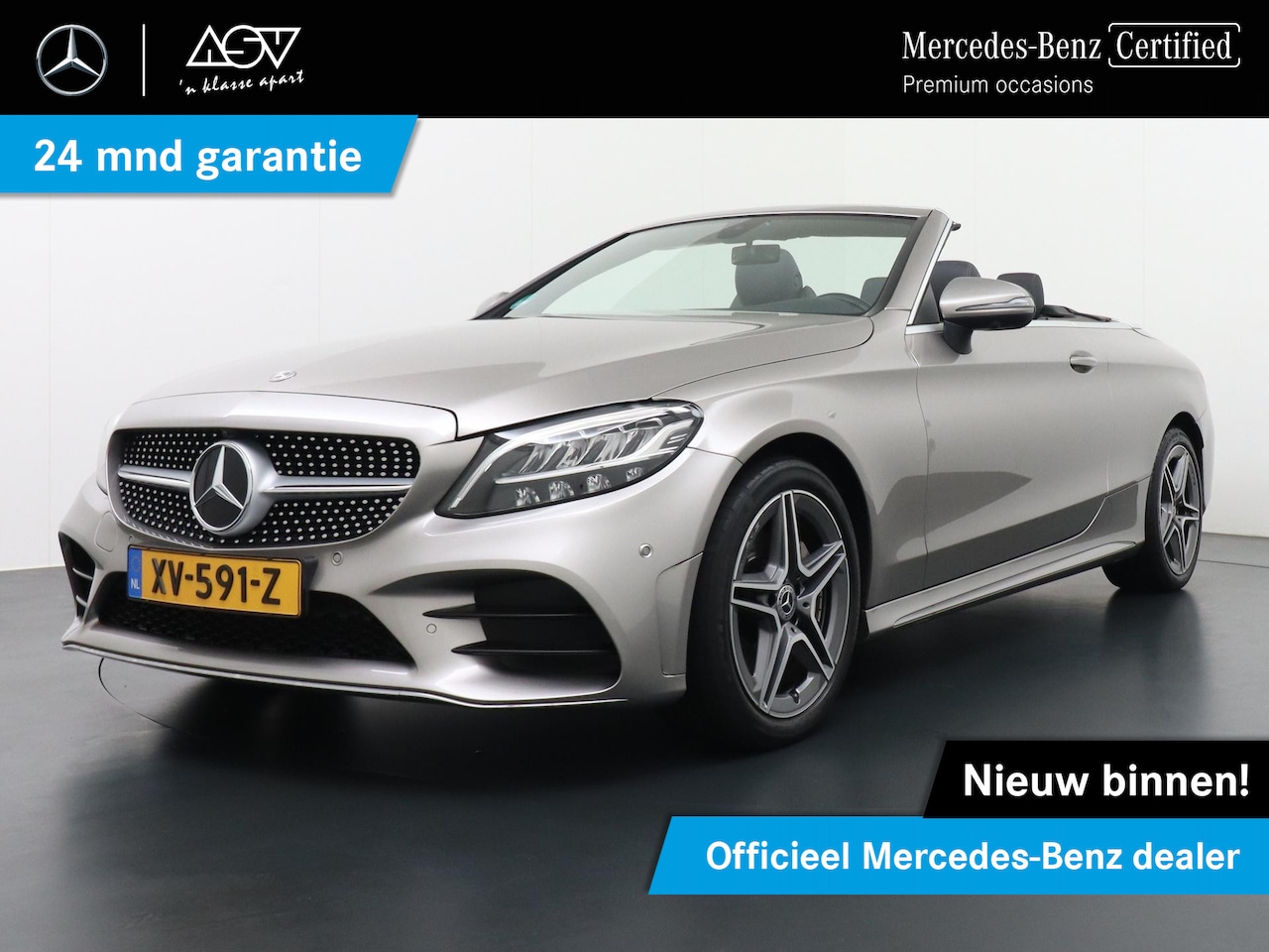 Mercedes-Benz C-klasse Cabrio - 180 AMG | Burmester Surround System | Airscarf | 360° Camera | LED Koplampen | Stoelverwar - AutoWereld.nl