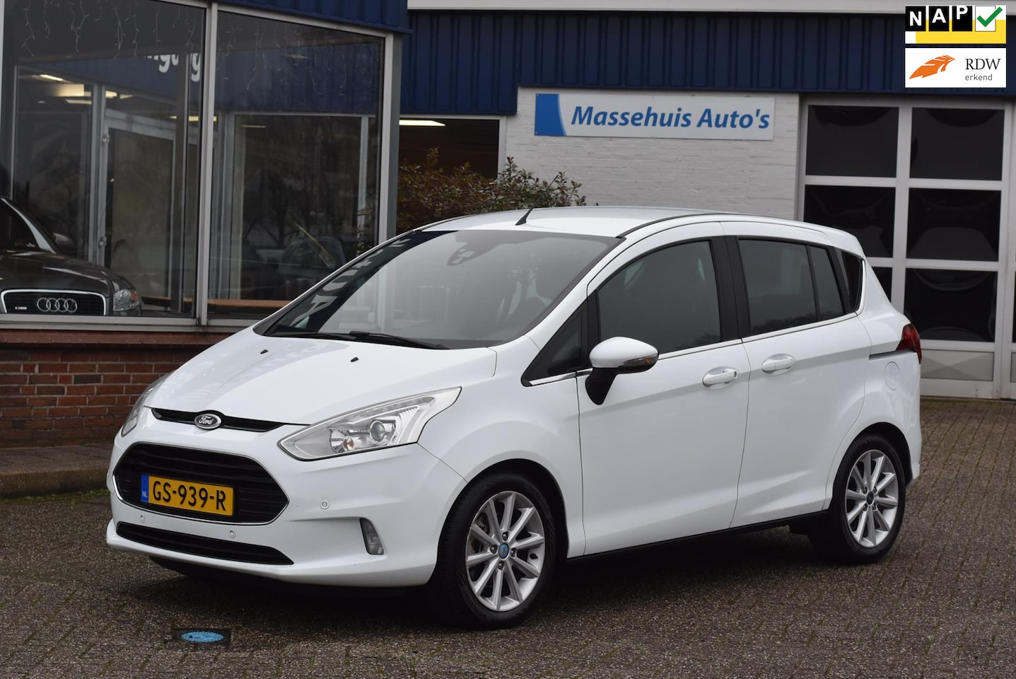 Ford B-Max - 1.0 EcoBoost Titanium 143dkm Navi Cruise Clima PDC Schuifdeuren Nwe APK - AutoWereld.nl