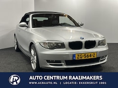 BMW 1-serie Cabrio - 118i STOF/LEDER CRUISE CONTROL CLIMATE CONTROL TELEFOON VOORBEREIDING ELEKTRISCHE KAP PDC