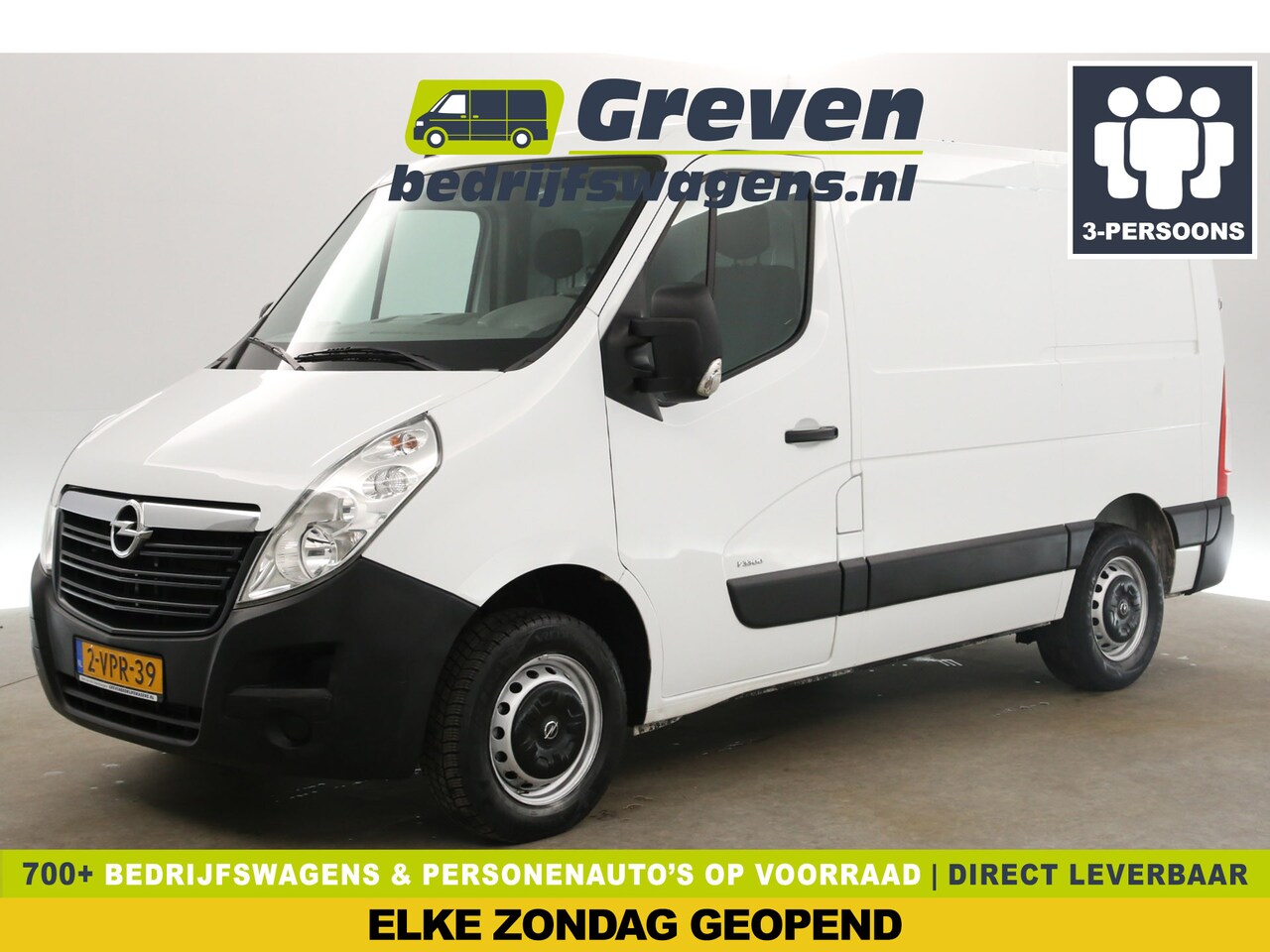 Opel Movano - 2.3 CDTI L1H1 | APK Tot 11-2025 | Airco Trekhaak Parkeersensoren 3 Persoons Radio Elektrpa - AutoWereld.nl