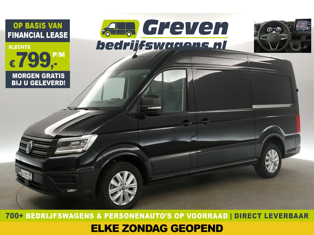 Volkswagen Crafter - 35 2.0 TDI DSG Exclusive L3H3 | FACELIFT MODEL!! NIEUW!! | BPM VRIJ | VIRTUAL COCKPIT CRUI - AutoWereld.nl