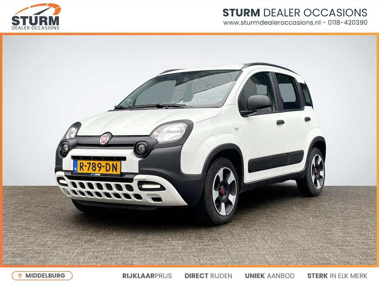 Fiat Panda - 1.0 Hybrid City Cross | Climate Control | Bluetooth Tel. | Radio-MP3 Speler | Elek. Ramen - AutoWereld.nl