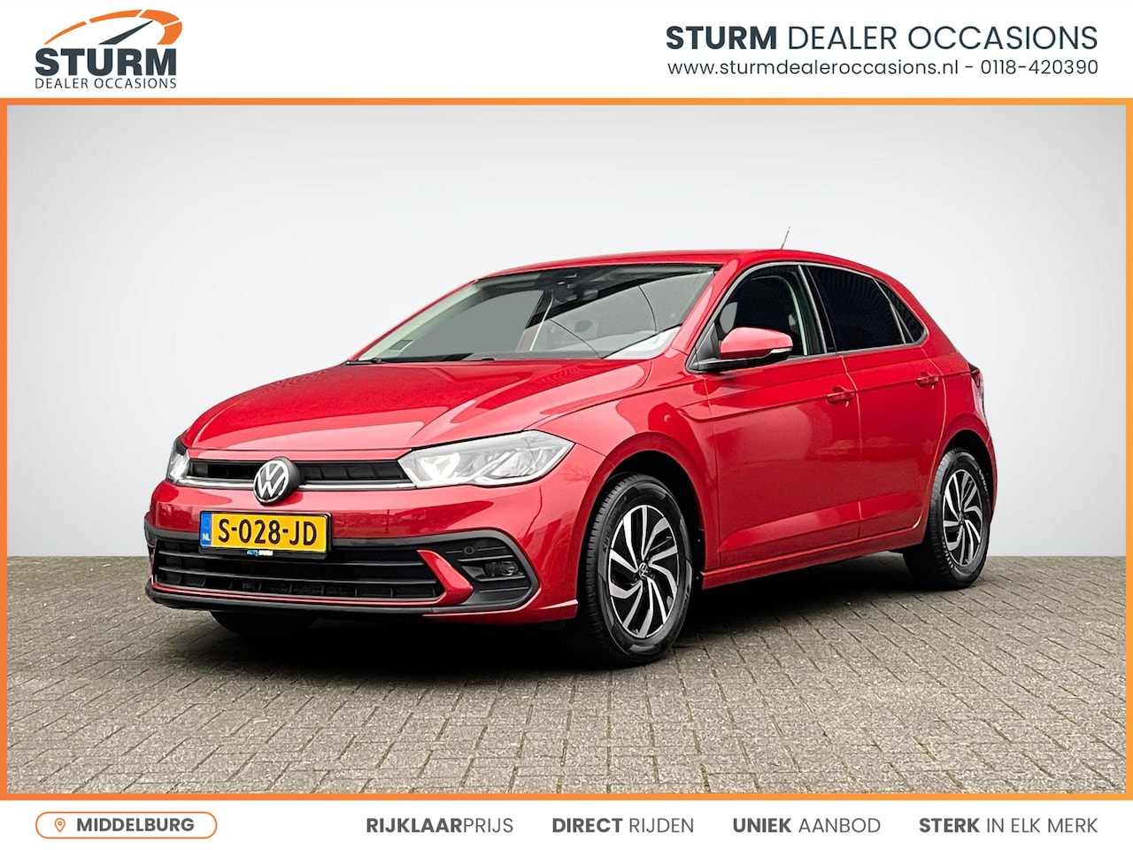 Volkswagen Polo - 1.0 TSI Life | Apple Carplay/Android Auto | Stoelverwarming | LED Koplampen | Park. Sensor - AutoWereld.nl