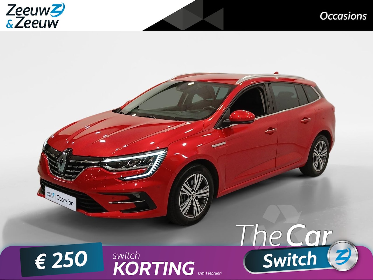 Renault Mégane E-Tech - Estate 1.6 Plug-In Hybrid 160 Techno *Automaat*Navi+Camera*Climate*HEAD-UP Display*LED*Par - AutoWereld.nl