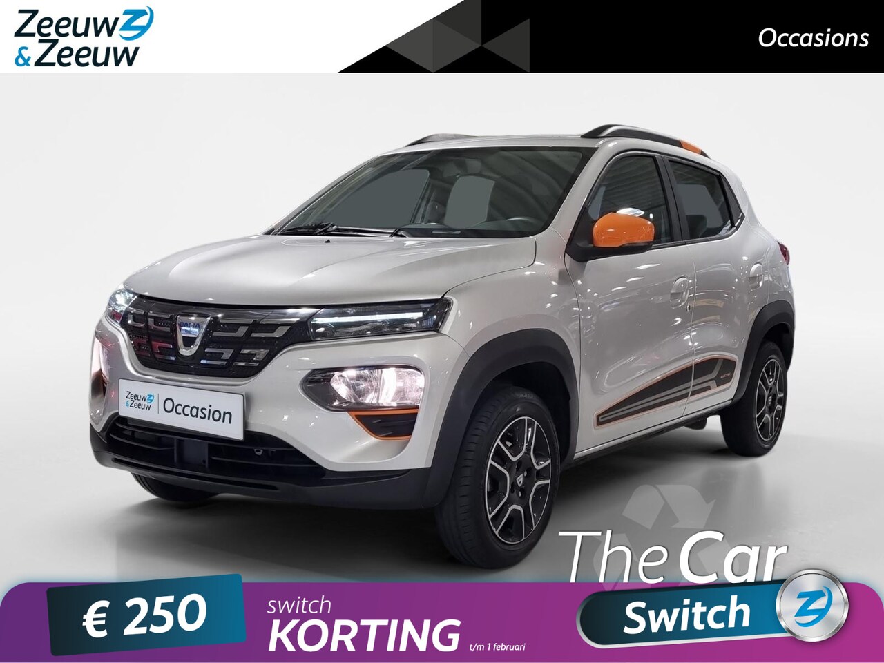 Dacia Spring - Comfort Plus 27 kWh * Achteruit camera * Navi * Automaat * Cruise control * Leder * - AutoWereld.nl