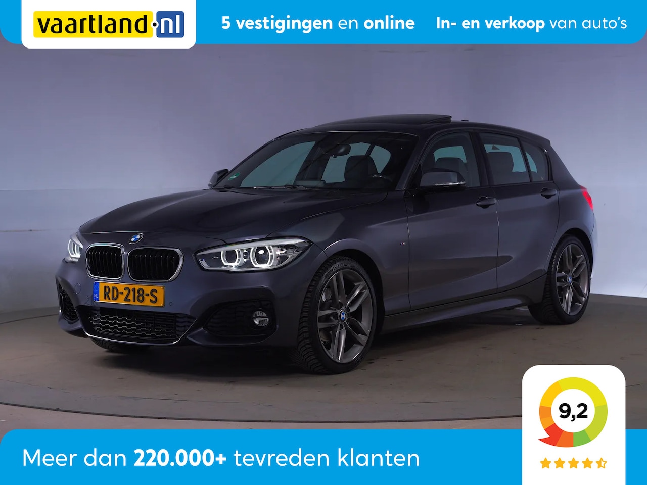 BMW 1-serie - 118i M Sport Aut. [ Schuifdak Leder HiFi Navi prof. LED ] - AutoWereld.nl