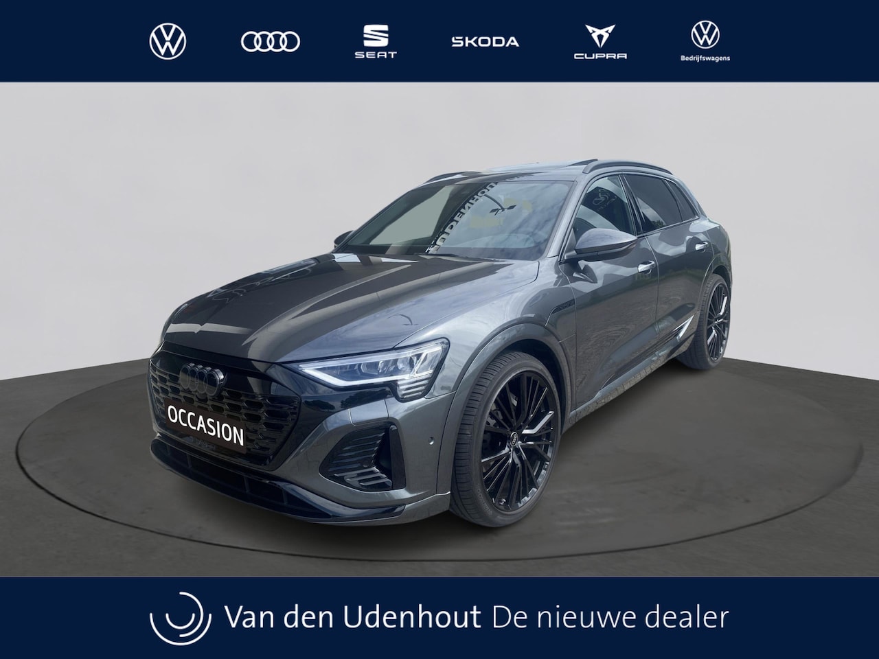 Audi Q8 e-tron - 55 quattro 408pk S Edition Competition Panoramadak / Pack City & Pack Tour - AutoWereld.nl