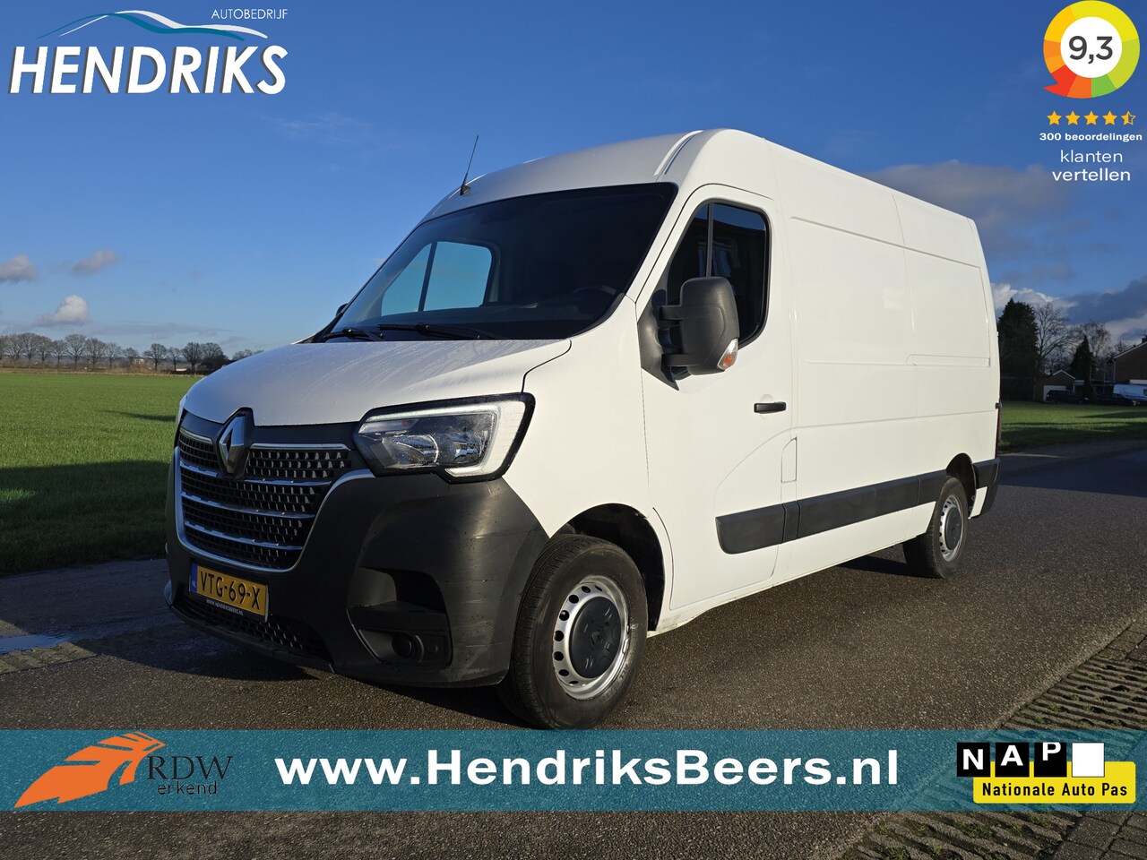 Renault Master - T35 2.3 dCi L2 H2 - 135 Pk - Euro 6 - Navi - Airco - Cruise Control - AutoWereld.nl