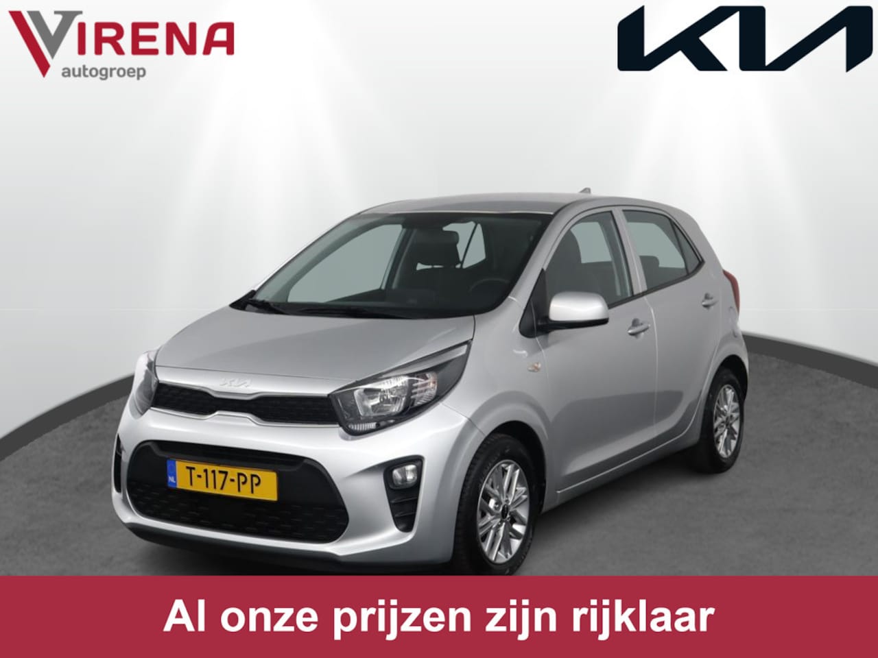 Kia Picanto - 1.0 DPi DynamicLine Navigatie via Apple Carplay/Android Auto - Cruise Control - Airco - Fa - AutoWereld.nl