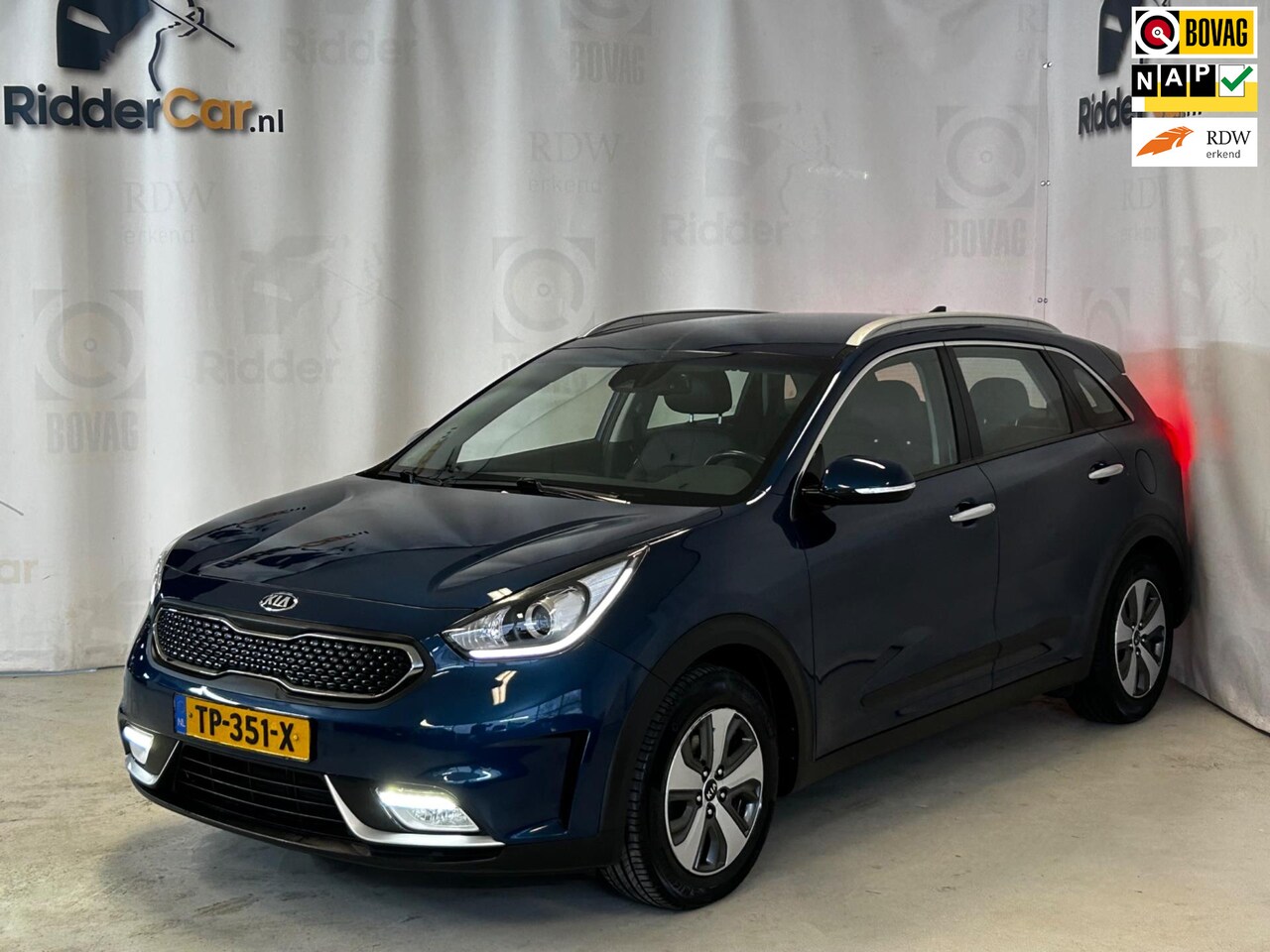 Kia Niro - 1.6 GDi Hybrid DynamicLine|GARANTIE|TREKHAAK|1E EIG|NAP|NAVI|AIRCO| - AutoWereld.nl