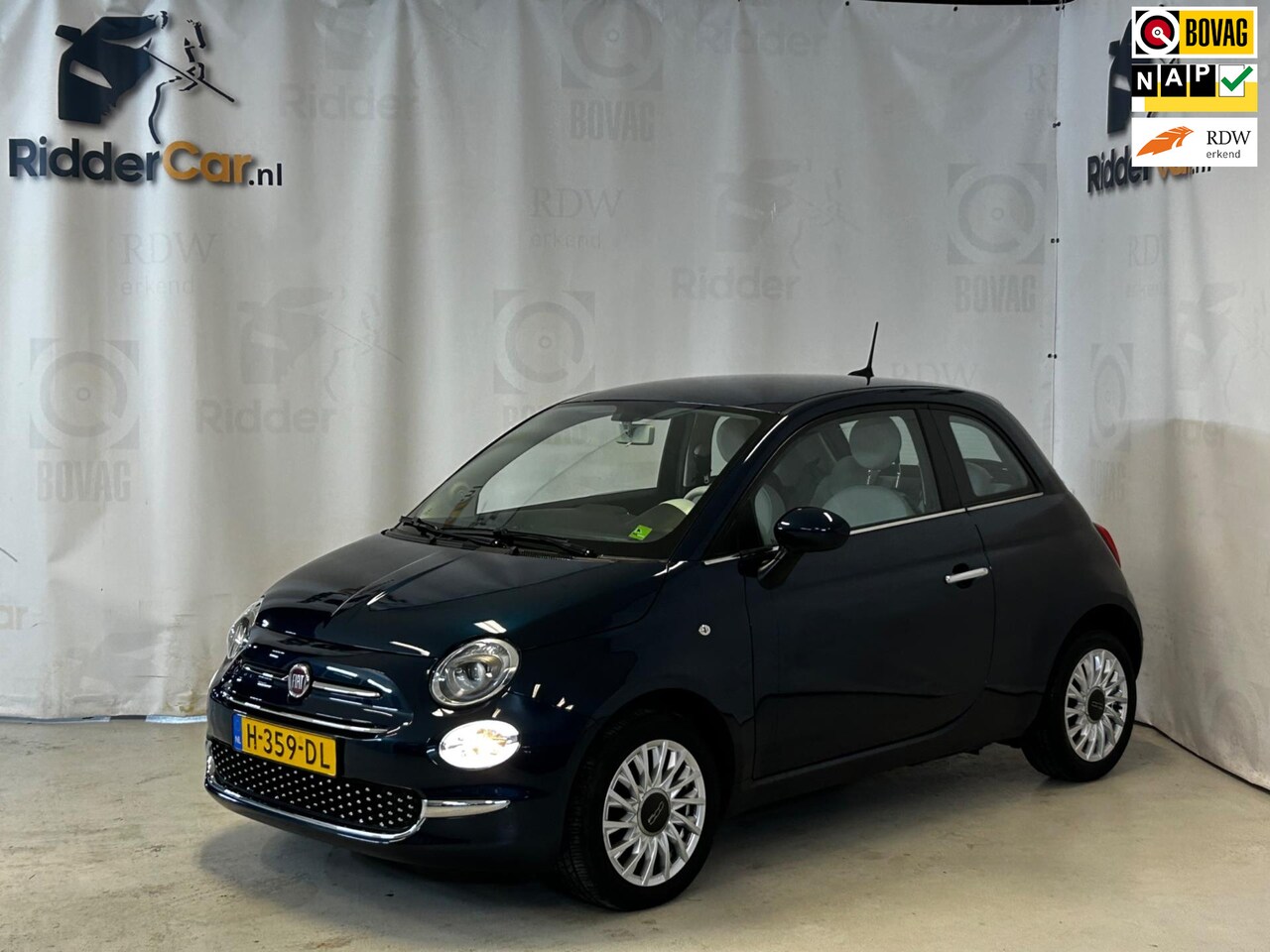 Fiat 500 - 1.2 Lounge|GARANTIE|CARPLAY|NAVI|1E EIG|NAP|NAVI|CRUISE| - AutoWereld.nl