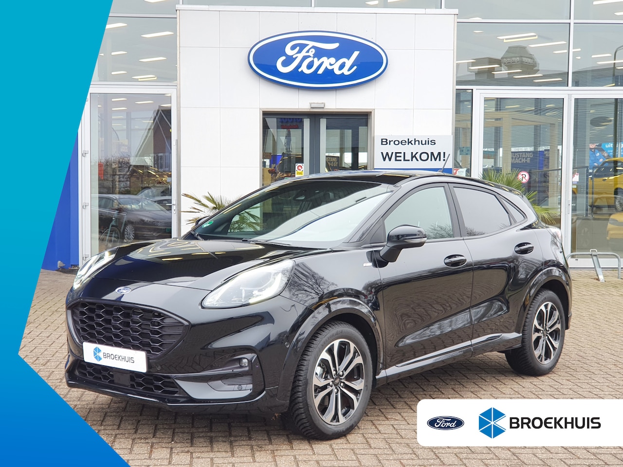 Ford Puma - 1.0 EcoB Hybrid 155PK ST-Line Winterpakket | Navigatie | Adaptieve Cruise | Camera - AutoWereld.nl