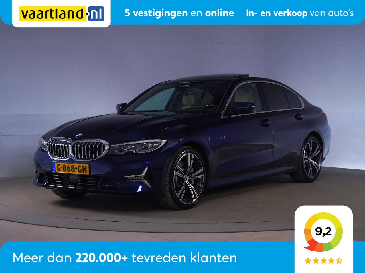 BMW 3-serie - 330e High Executive Luxury [ Schuifdak Leder Harman/Kardon ACC Surroundview HUD ] - AutoWereld.nl