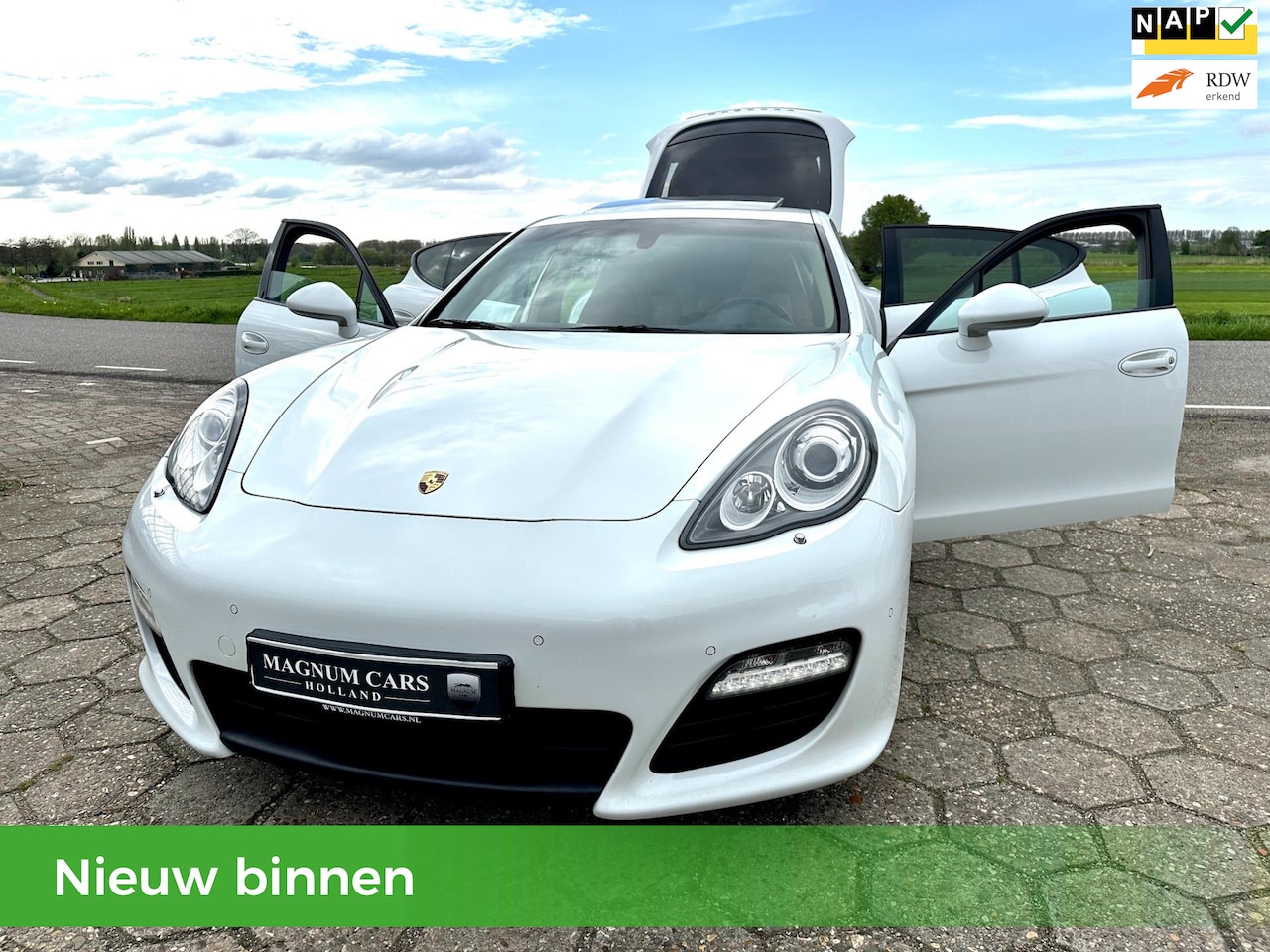 Porsche Panamera - 3.0 PLATINUM AUTOMAAT OPENDAK XENON LEDER - AutoWereld.nl