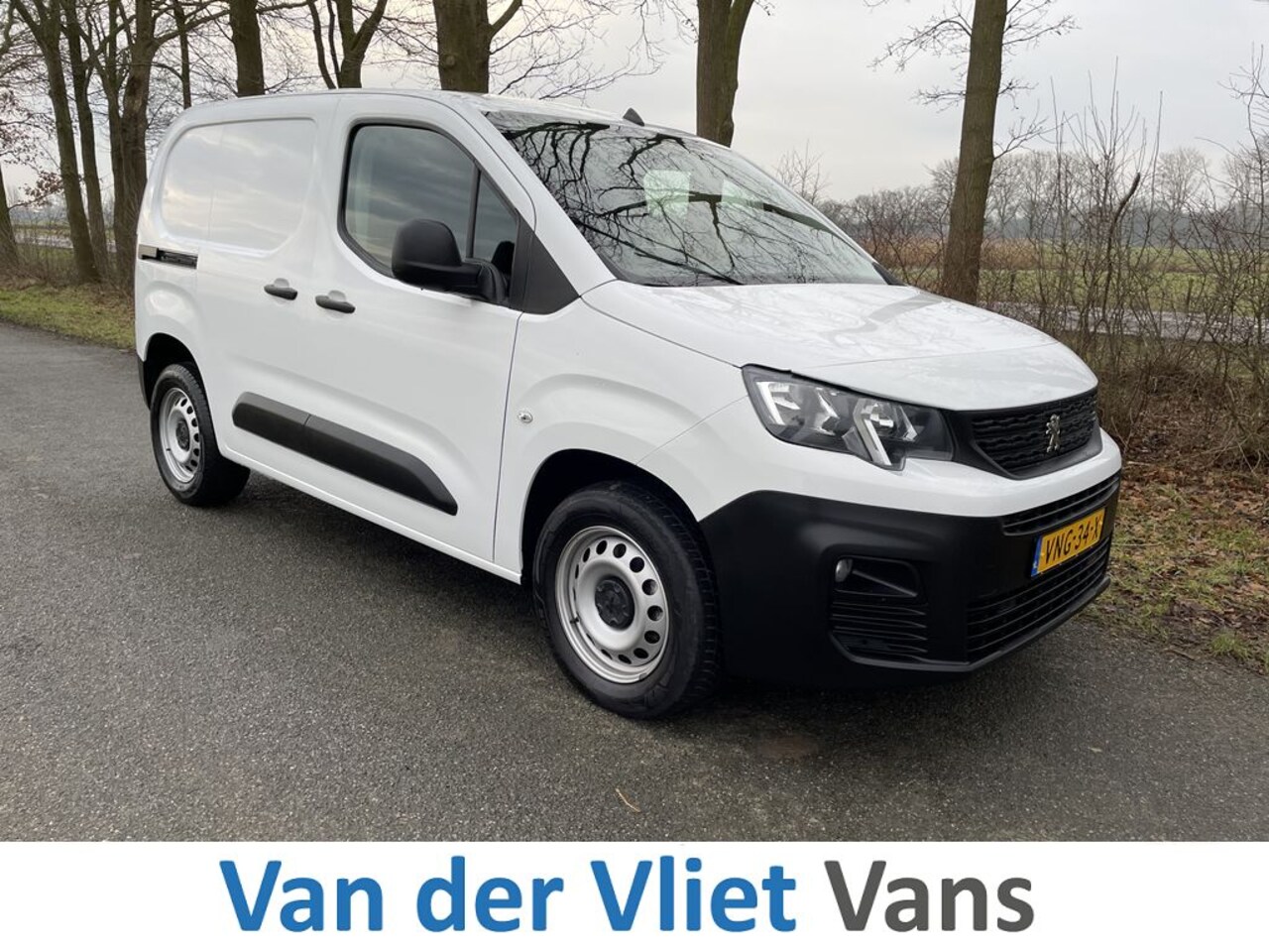 Peugeot Partner - 1.5 BlueHDI 102pk E6 3 zitplaatsen BPM Vrij! Lease €228 p/m, Airco, PDC, Carplay, Onderhou - AutoWereld.nl