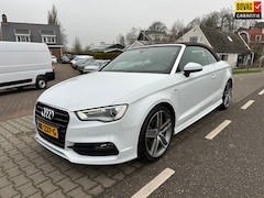 Audi A3 Cabriolet - 1.4 TFSI CoD 2x S-line, Leder, Nekverwarming, Navi, Cruisecontrol, Bluetooth