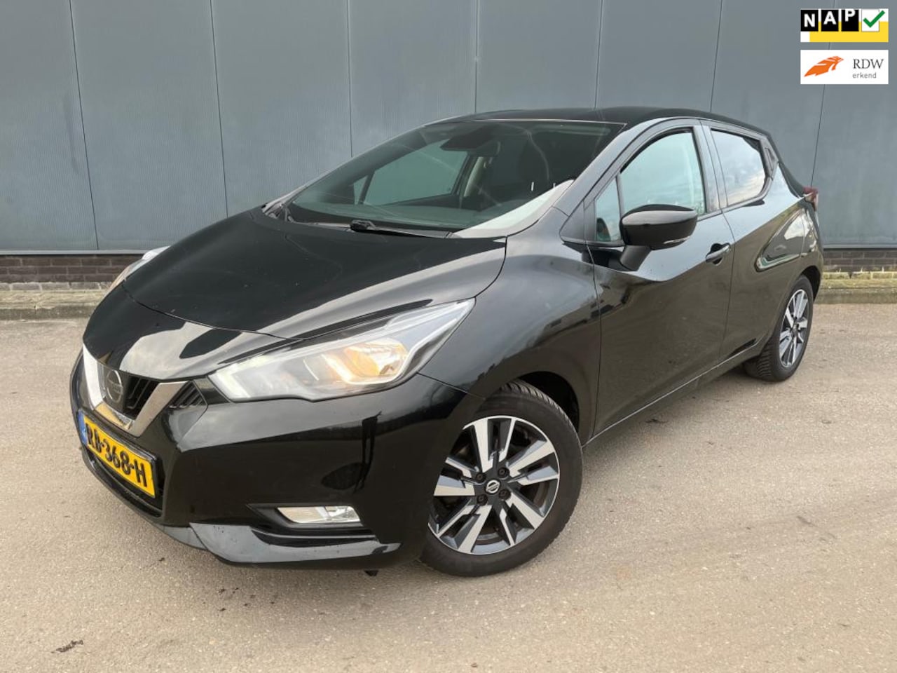 Nissan Micra - 0.9 IG-T N-Connecta-Navigatie-LM-Bluetooth-Leder dashboard! - AutoWereld.nl