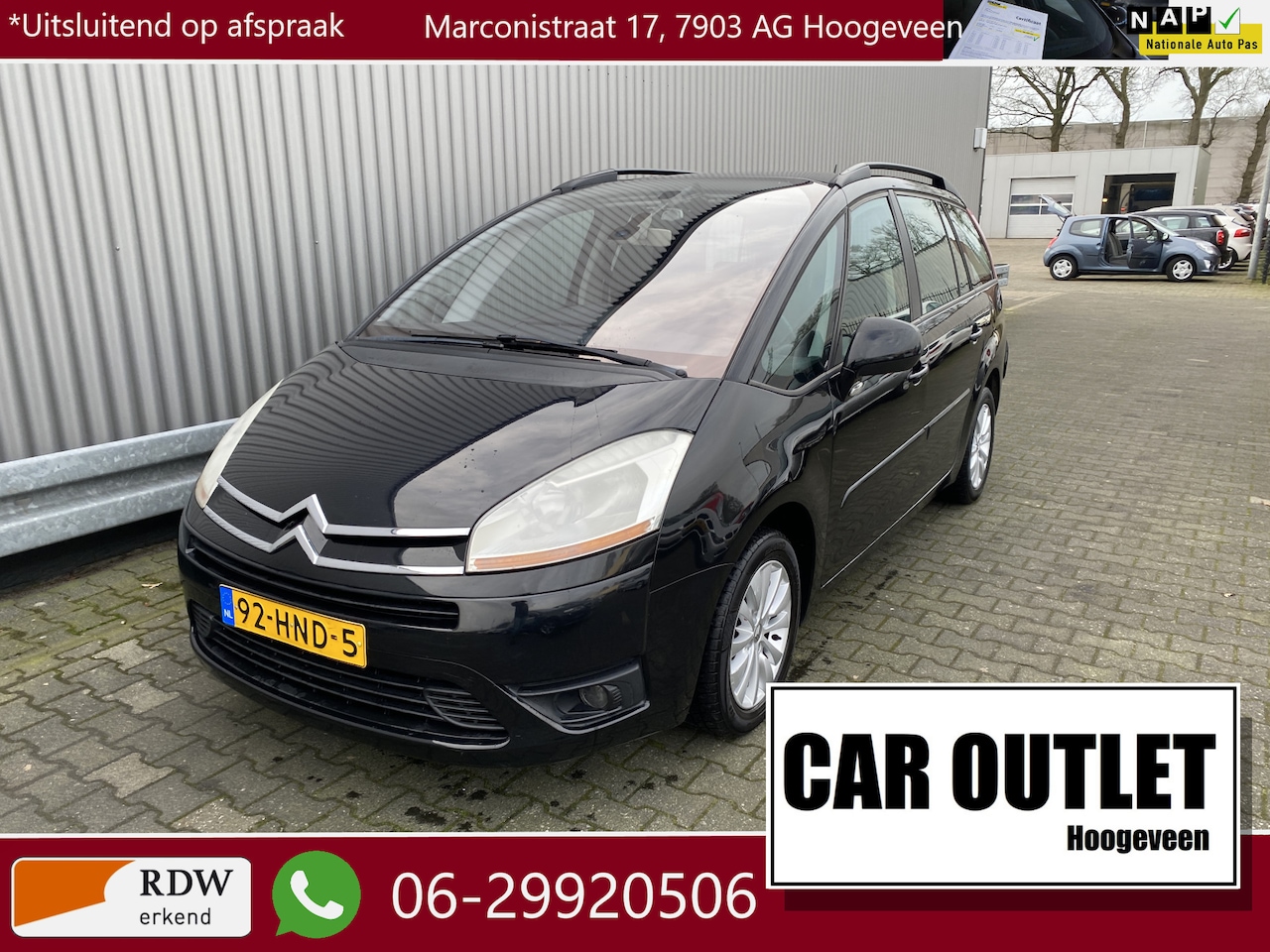 Citroën Grand C4 Picasso - 1.6 VTi Ambiance 7p. Clima, CC, PDC, LM, Trekh, nw. APK – Inruil Mogelijk – - AutoWereld.nl