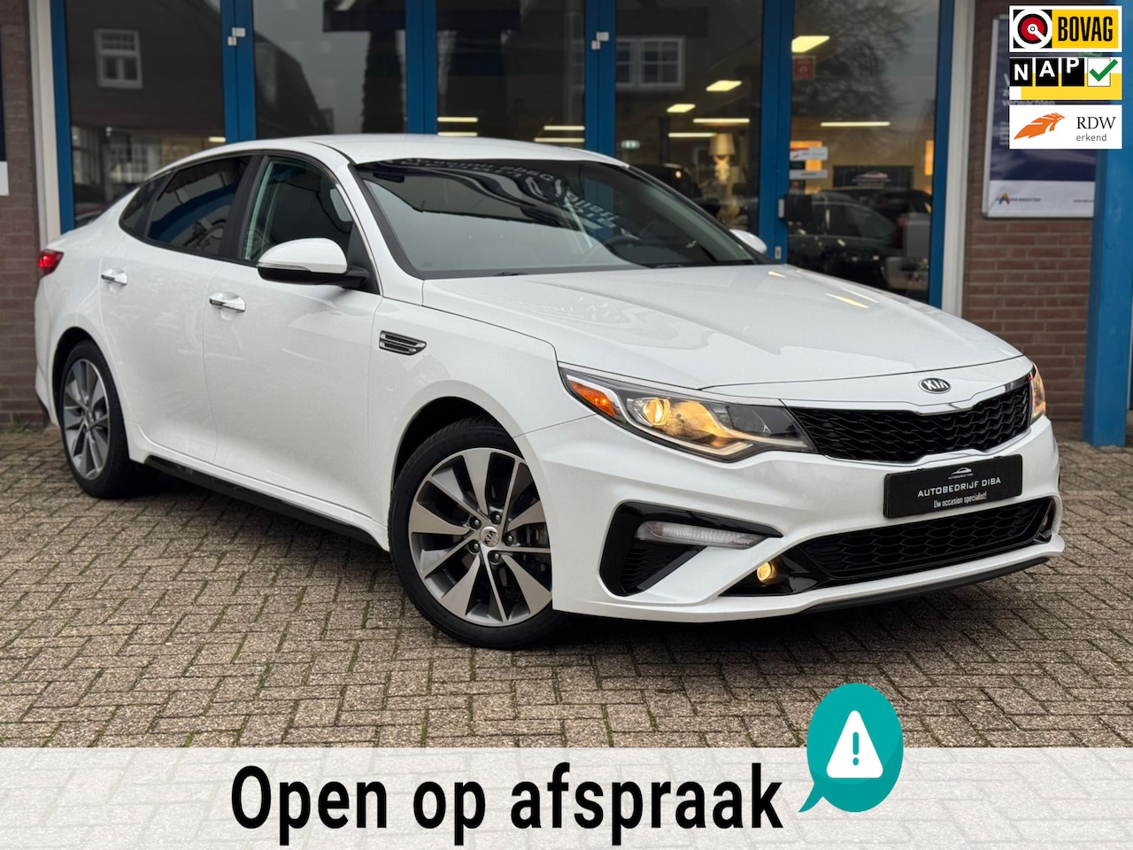 Kia Optima - S 2.4 AUT 2019 LEDER CLIMA LM APK NAP Uniek! - AutoWereld.nl