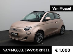 Fiat 500 C - 500e Icon 42 kWh | Automaat | Parkeer sensoren | Navigatie | Stoel verwarming | Apple carp