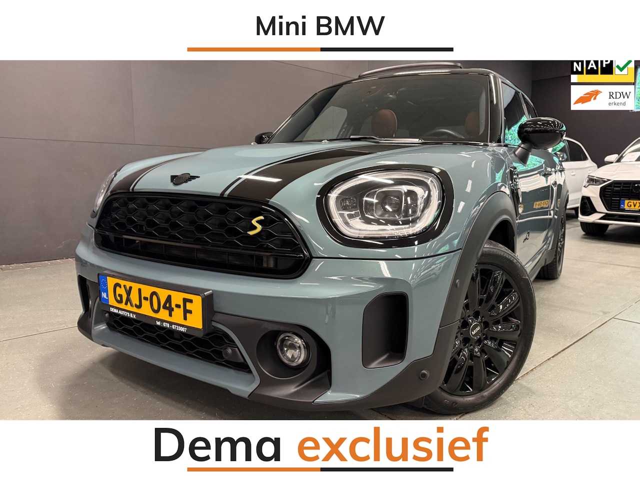 MINI Countryman - 2.0 Cooper S E ALL4 224PK BENTLY-LEDER BLACK-LINE FULL-OPTION!!! - AutoWereld.nl