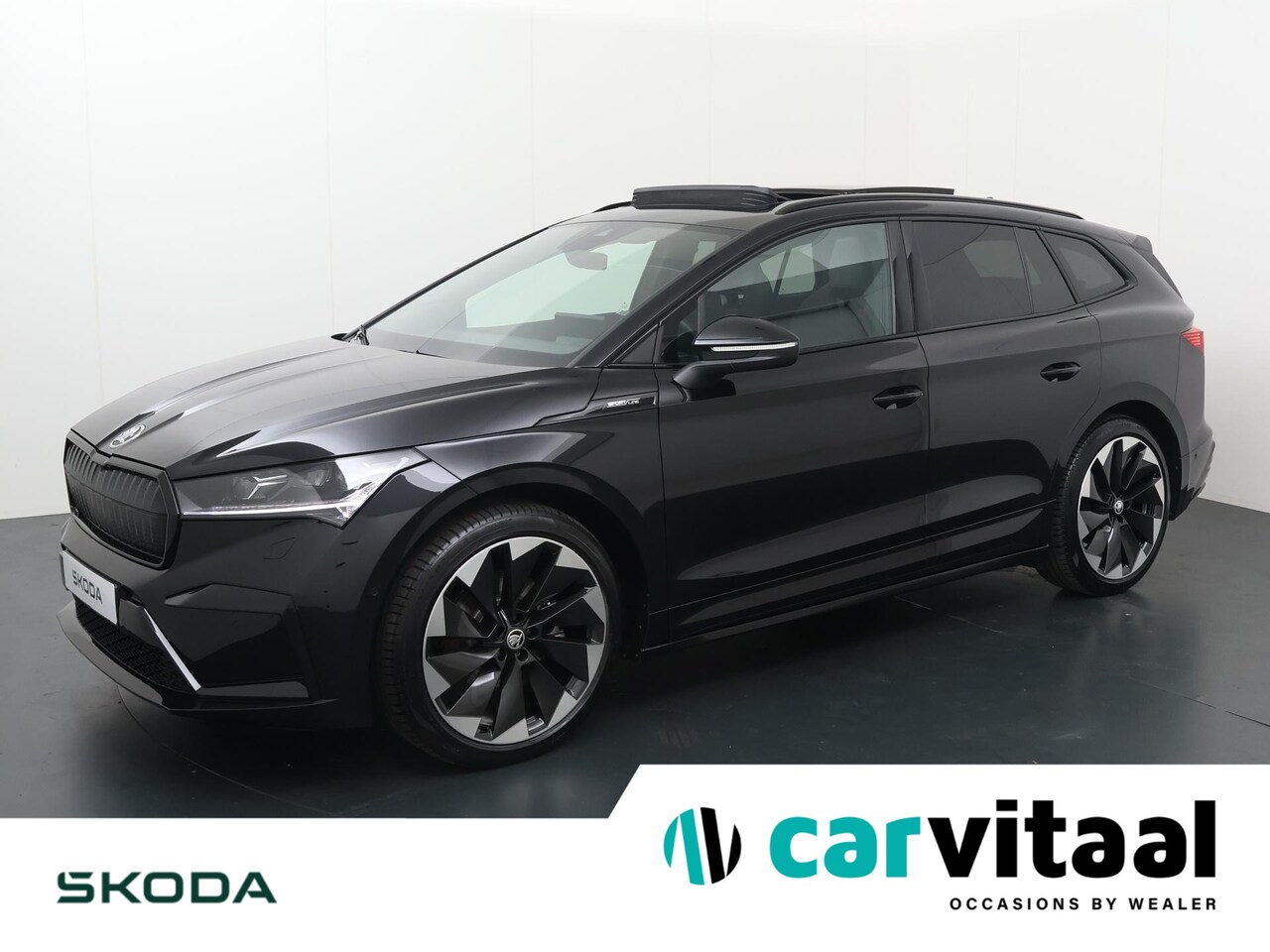 Skoda Enyaq iV - 80 Sportline 204 pk | 536 km actieradius | Panoramadak | Adaptive Cruise Control | Stoelve - AutoWereld.nl