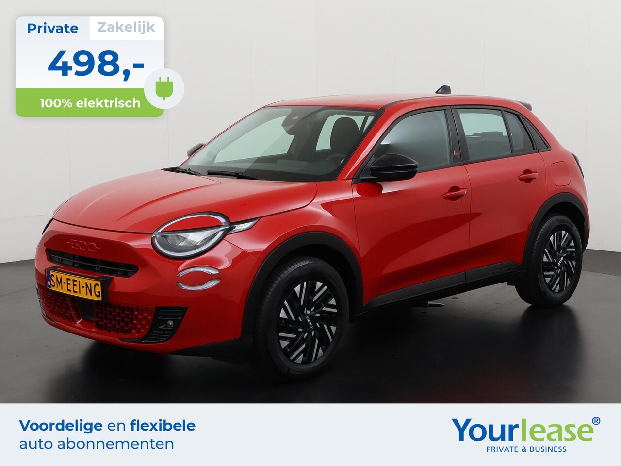 Fiat 600e - RED 54 kWh | All-in 498,- Private Lease | Zondag Open! - AutoWereld.nl