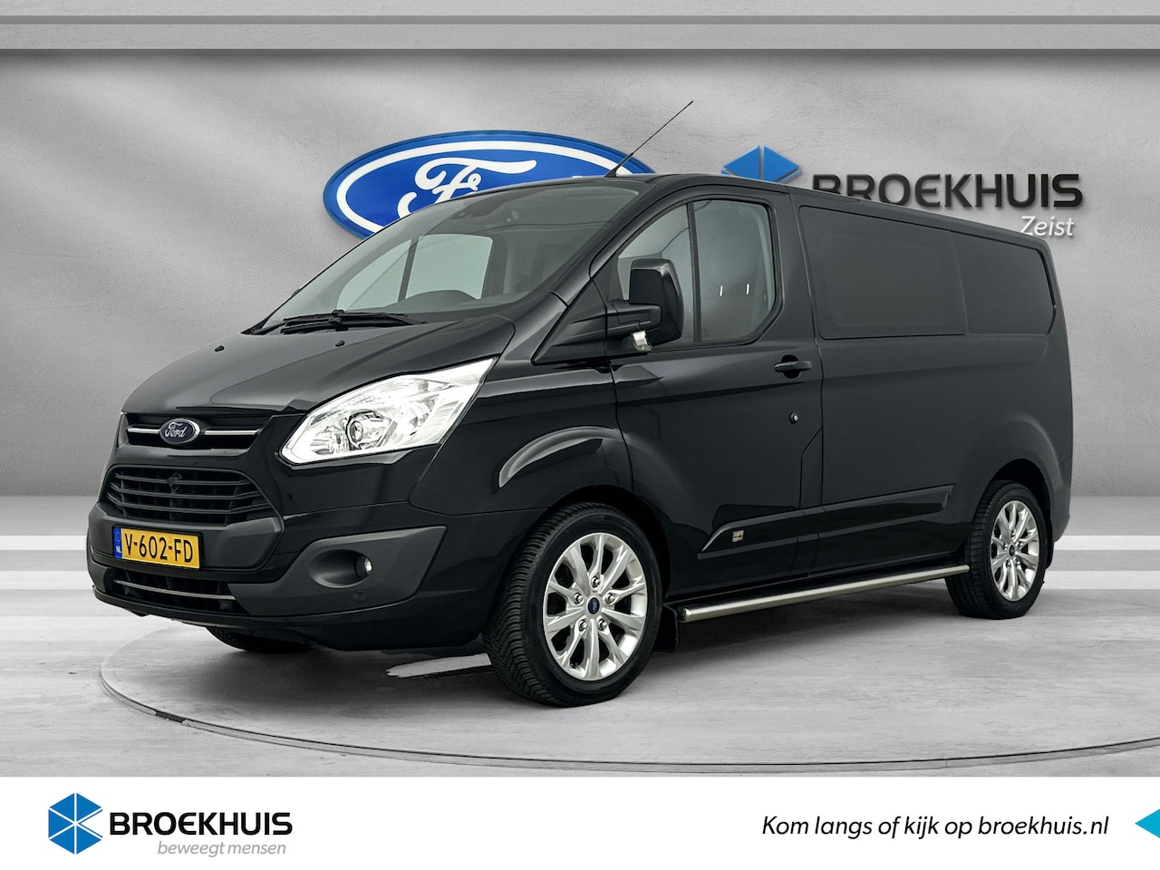 Ford Transit Custom - 270 2.0 TDCI 130 PK L1H1 Limited | Dubbel Cabine | 100% Dealer onderhouden! | Zeer Luxe | - AutoWereld.nl