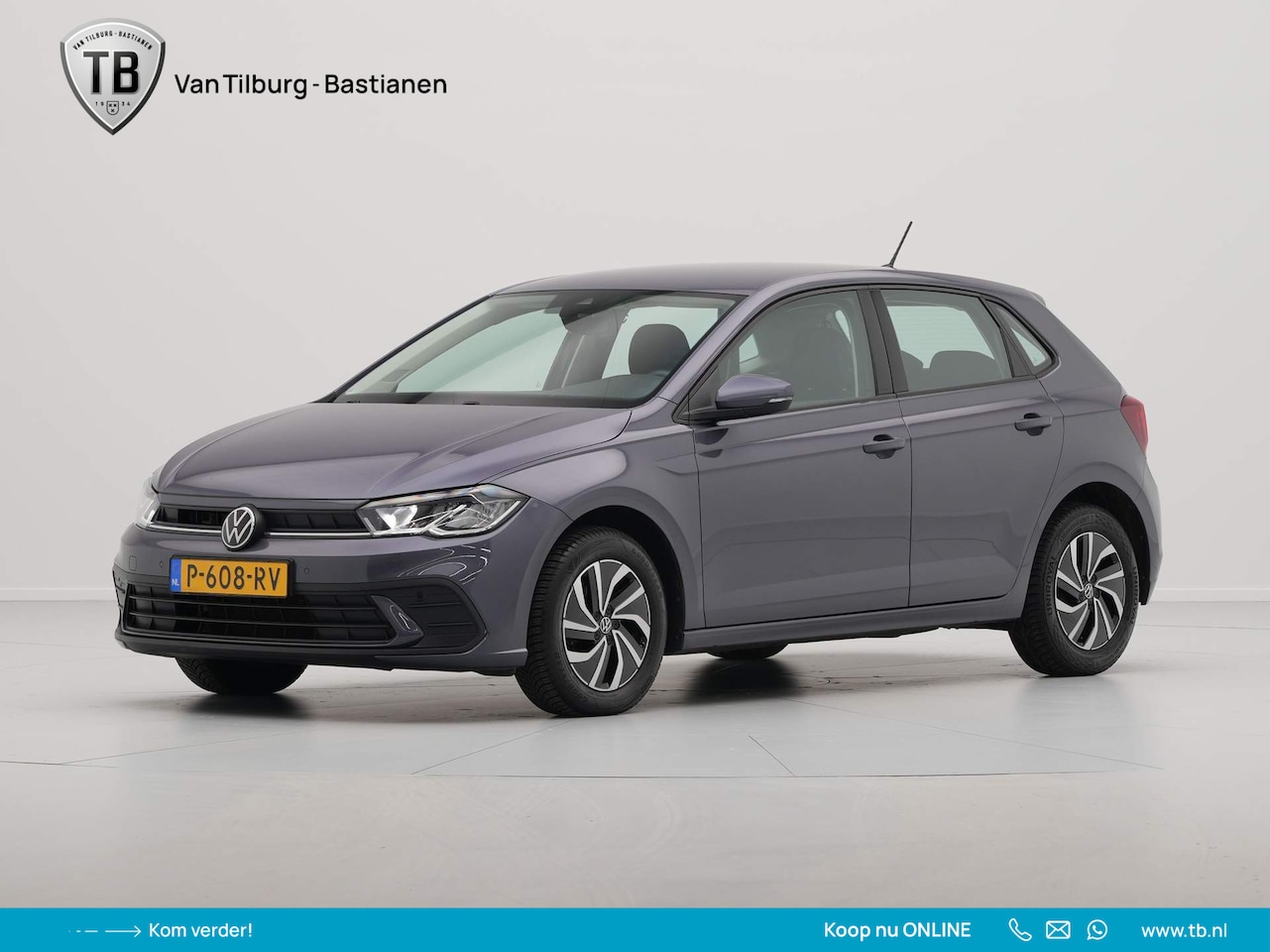 Volkswagen Polo - 1.0 TSI 95pk DSG Life Navi via App Pdc Virtual Cockpit Lm Velgen - AutoWereld.nl